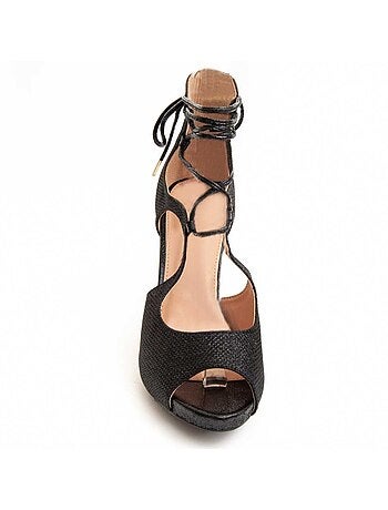 Sandalo Con Tacco Materiale Sintetico Montevita