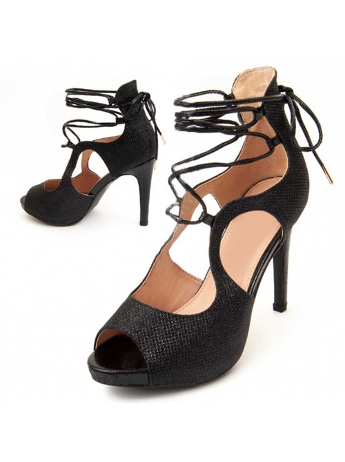 Sandalo Con Tacco Materiale Sintetico Montevita - Kiabi