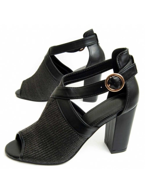 Sandalo Con Tacco Materiale Sintetico Montevita - Kiabi