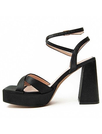 Sandalo Con Tacco Materiale Sintetico Montevita