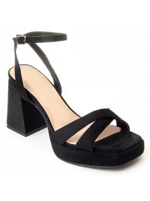 Sandalo Con Tacco Materiale Sintetico Montevita - Kiabi