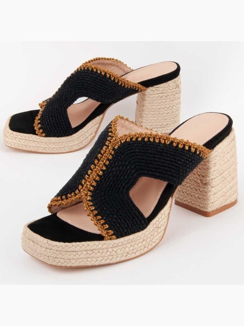 Sandalo Con Tacco Materiale Sintetico Montevita - Kiabi