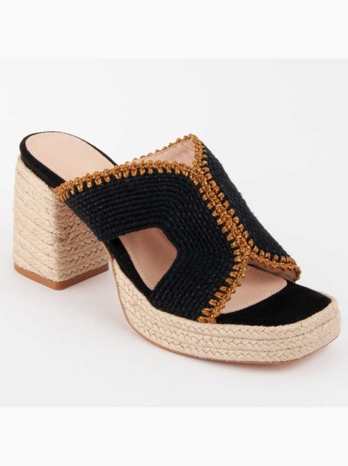 Sandalo Con Tacco Materiale Sintetico Montevita - Kiabi