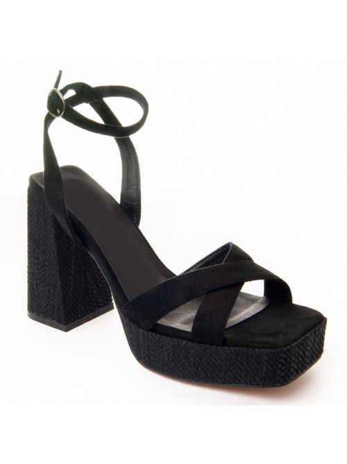 Sandalo Con Tacco Materiale Sintetico Montevita - Kiabi