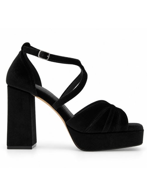 Sandalo con tacco materiale sintetico montevita - Kiabi
