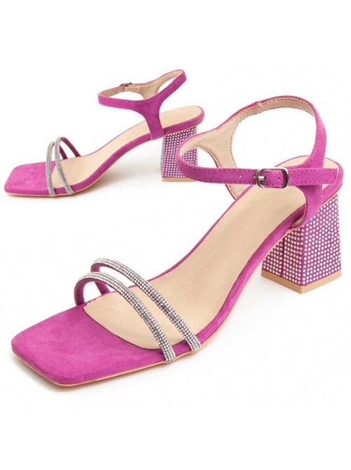 Sandalo Con Tacco Materiale Sintetico Montevita - Kiabi