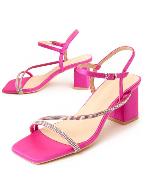 Sandalo Con Tacco Materiale Sintetico Montevita - Kiabi