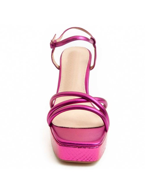 Sandalo Con Tacco Materiale Sintetico Montevita - Kiabi