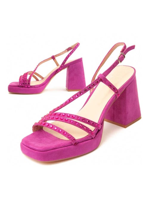 Sandalo Con Tacco Materiale Sintetico Montevita - Kiabi