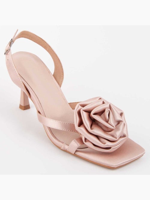 Sandalo Con Tacco Materiale Sintetico Montevita - Kiabi