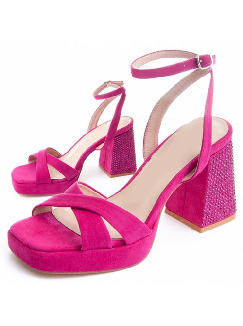 Sandalo Con Tacco Materiale Sintetico Montevita - Kiabi