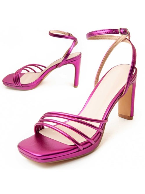 Sandalo Con Tacco Materiale Sintetico Montevita - Kiabi