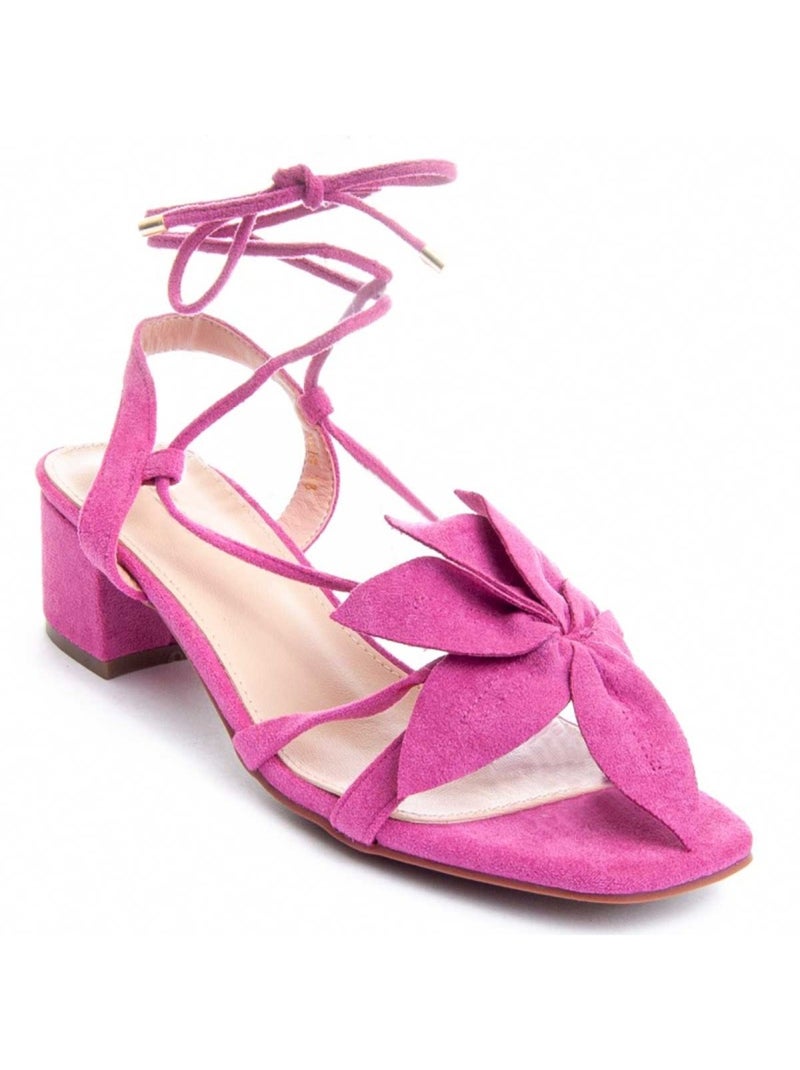 Sandalo Con Tacco Materiale Sintetico Montevita Rosa - Kiabi