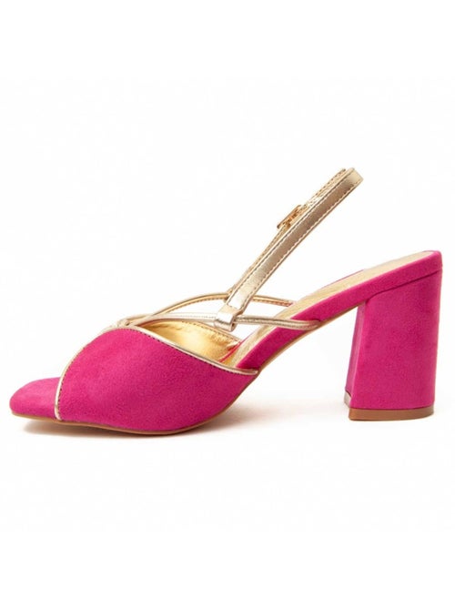 Sandalo Con Tacco Materiale Sintetico Montevita - Kiabi