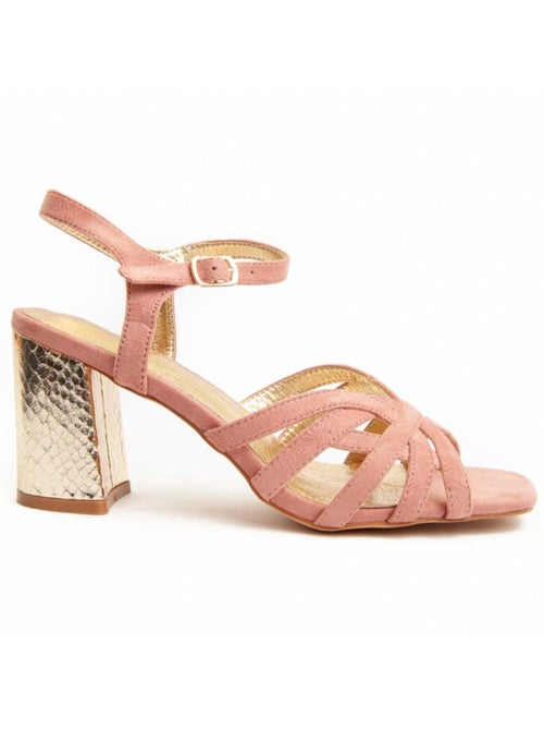 Sandalo Con Tacco Materiale Sintetico Montevita - Kiabi