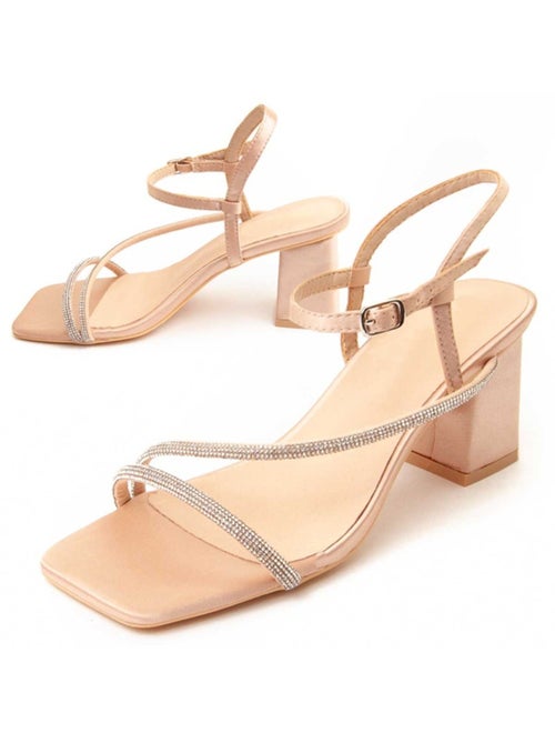 Sandalo Con Tacco Materiale Sintetico Montevita - Kiabi