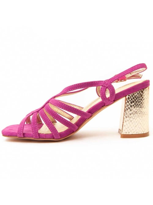 Sandalo Con Tacco Materiale Sintetico Montevita - Kiabi