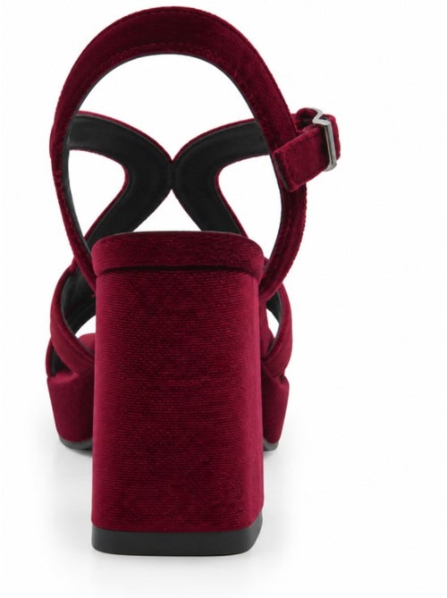 Sandalo con tacco materiale sintetico montevita - Kiabi