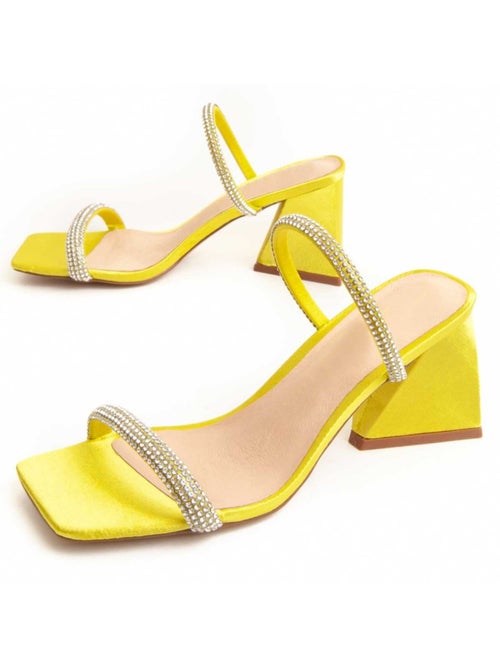 Sandalo Con Tacco Materiale Sintetico Montevita - Kiabi