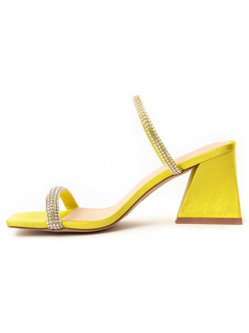 Sandalo Con Tacco Materiale Sintetico Montevita Verde - Kiabi