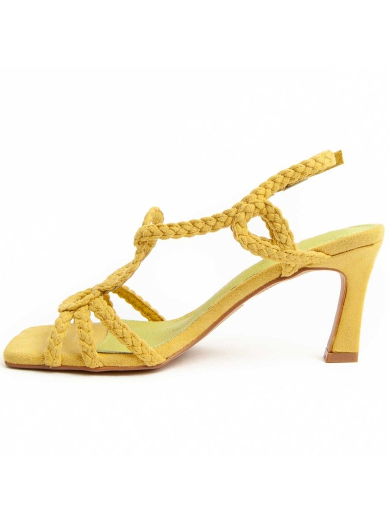 Sandalo Con Tacco Materiale Sintetico Montevita Verde - Kiabi