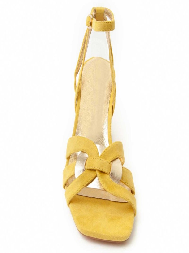 Sandalo Con Tacco Materiale Sintetico Montevita Verde - Kiabi