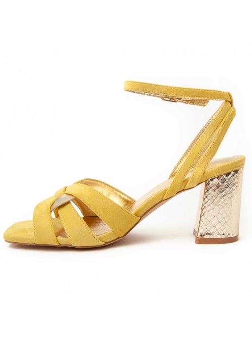 Sandalo Con Tacco Materiale Sintetico Montevita - Kiabi