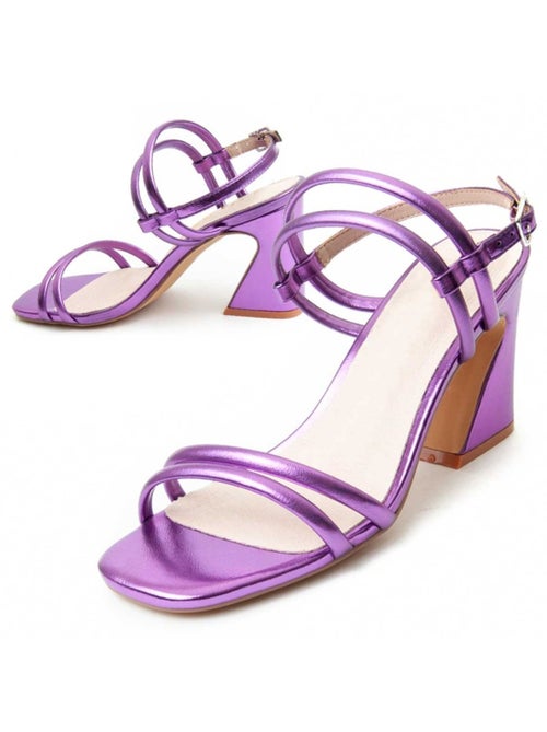 Sandalo Con Tacco Materiale Sintetico Montevita - Kiabi