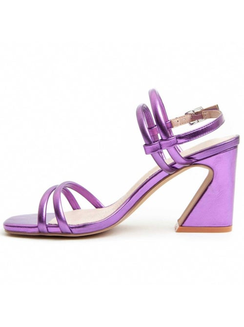 Sandalo Con Tacco Materiale Sintetico Montevita - Kiabi