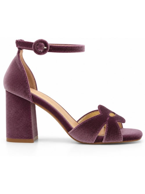 Sandalo con tacco materiale sintetico montevita - Kiabi