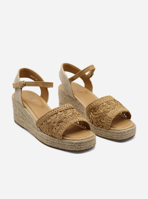 Sandalo con zeppa da infilare - C M - Kiabi