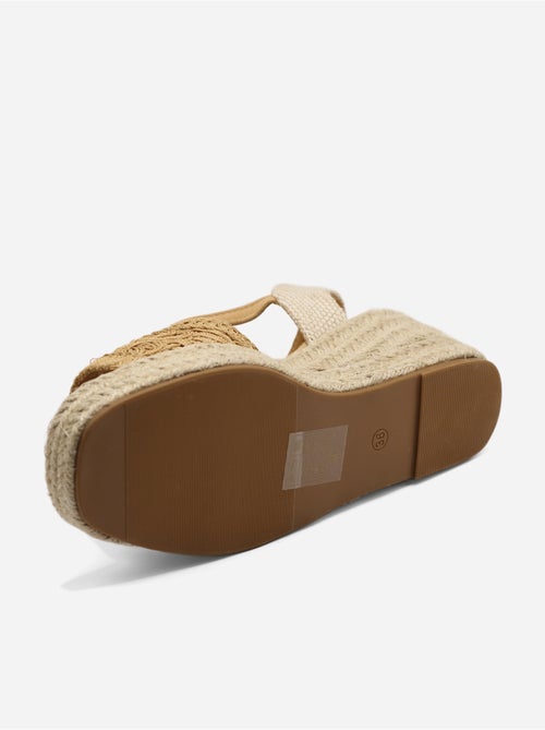 Sandalo con zeppa da infilare - C M - Kiabi