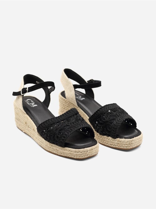 Sandalo con zeppa da infilare - C M - Kiabi