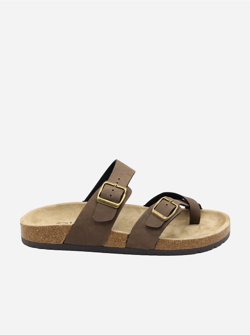 Sandalo da infilare - C M Marrone - Kiabi