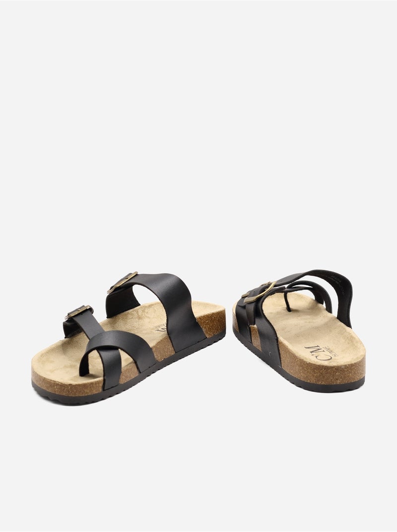 Sandalo da infilare - C M Nero - Kiabi