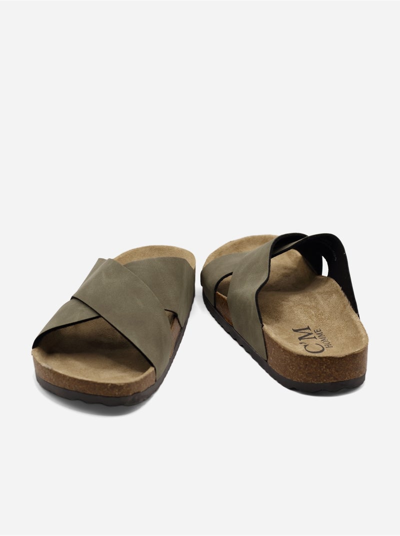 Sandalo da infilare - C M Verde - Kiabi