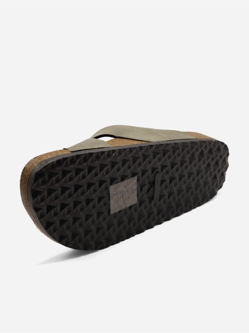 Sandalo da infilare - C M Verde - Kiabi