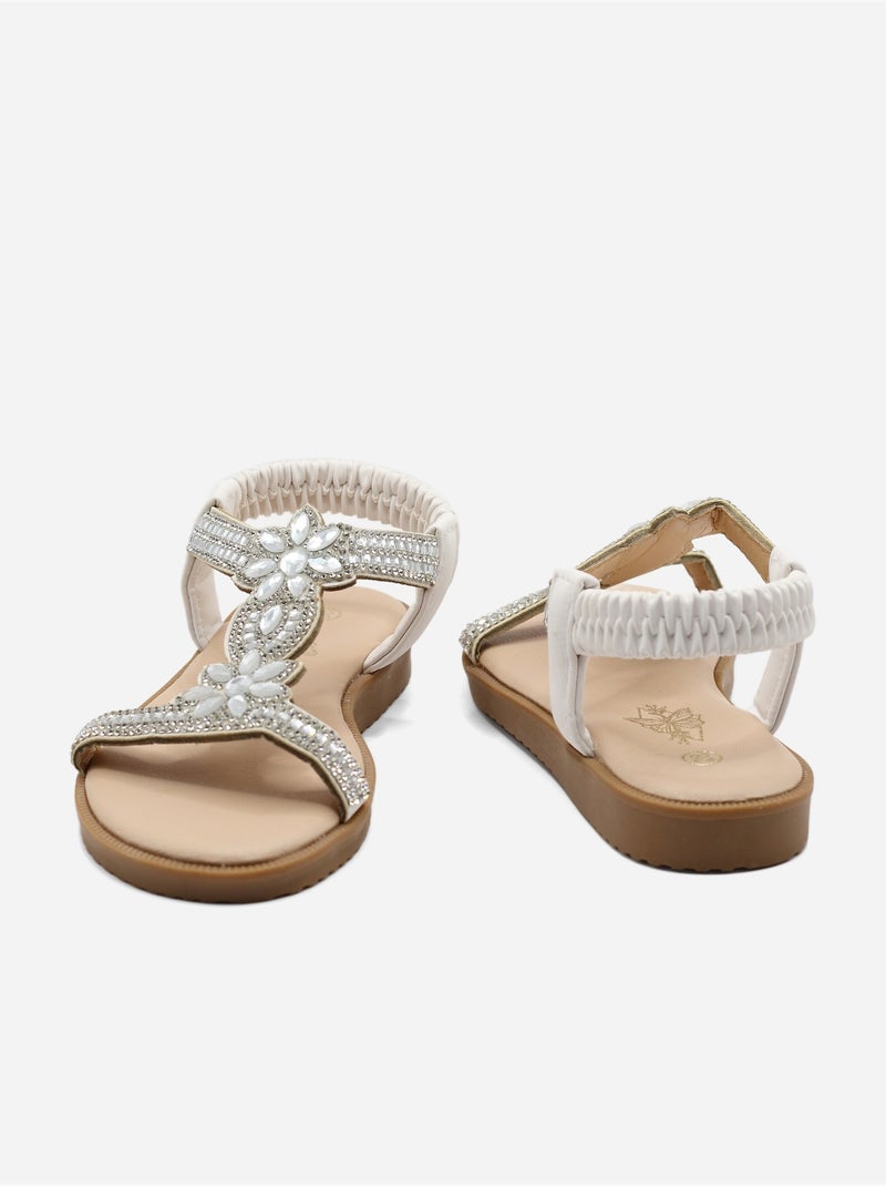 Sandalo da infilare - Doremi Bianco - Kiabi