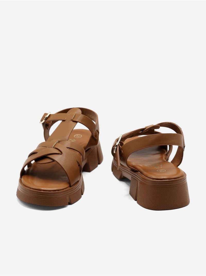 Sandalo da infilare - Doremi Cammello - Kiabi