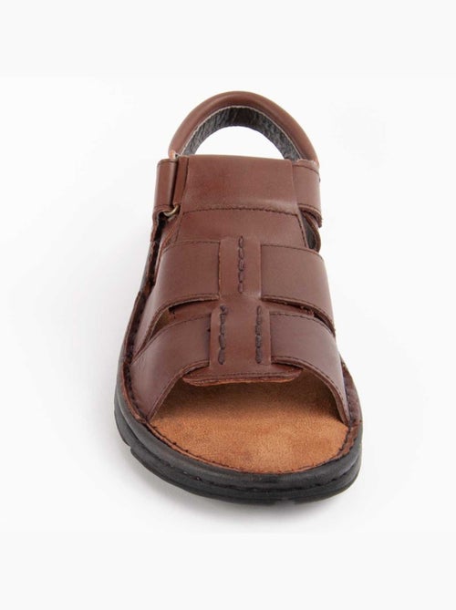 Sandalo Pelle Naturale Purapiel - Kiabi