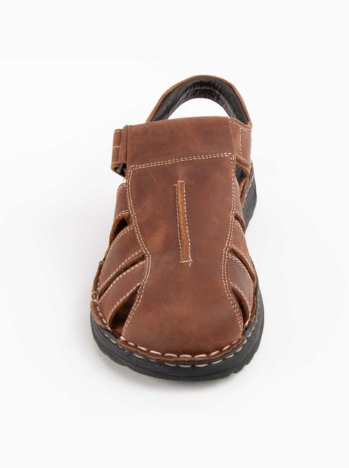 Sandalo Pelle Naturale Purapiel - Kiabi