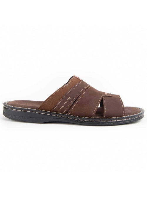 Sandalo Pelle Naturale Purapiel - Kiabi