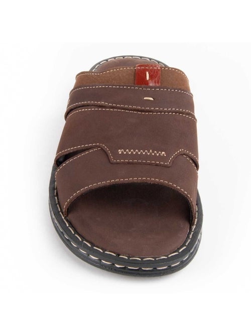 Sandalo Pelle Naturale Purapiel - Kiabi