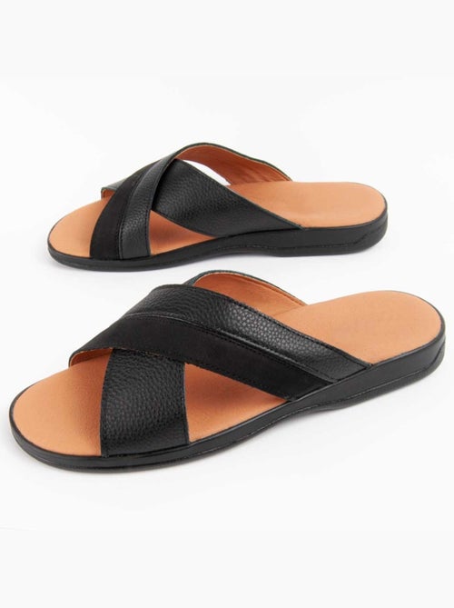 Sandalo Pelle Naturale Purapiel - Kiabi