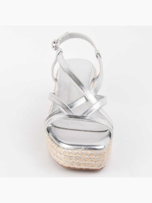 Sandalo Sparto Zeppa Materiale Sintetico Montevita - Kiabi