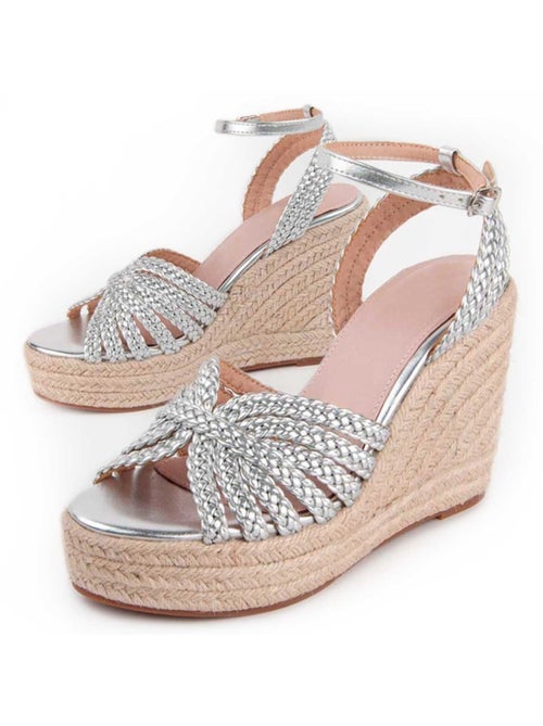 Sandalo Sparto Zeppa Materiale Sintetico Montevita - Kiabi