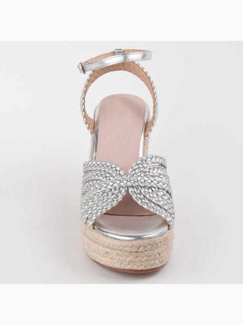 Sandalo Sparto Zeppa Materiale Sintetico Montevita - Kiabi