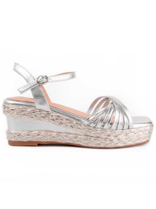 Sandalo Sparto Zeppa Materiale Sintetico Montevita - Kiabi