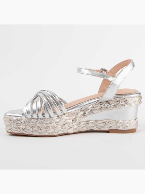 Sandalo Sparto Zeppa Materiale Sintetico Montevita - Kiabi