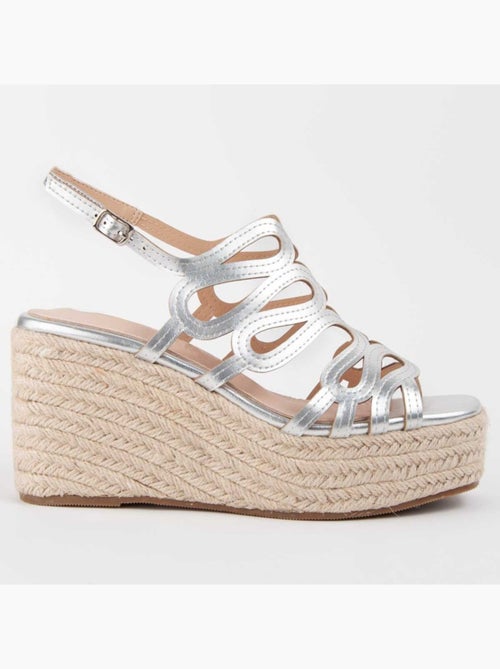 Sandalo Sparto Zeppa Materiale Sintetico Montevita - Kiabi